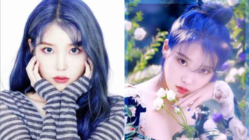 IU变蓝发仙女回归！亲口透露雾蓝色的奥秘：这也太浪漫了吧～