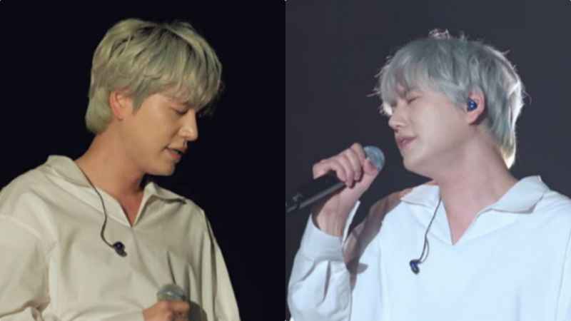 头条最新消息:圭贤演唱《Breathe》想起好兄弟钟铉不断哽咽