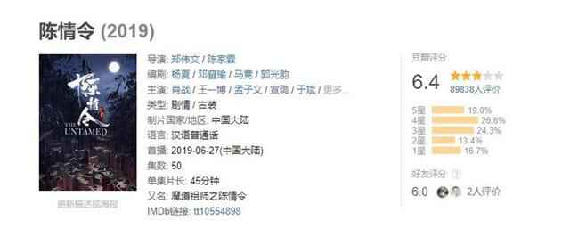 华夏头条:陈情令：魏无羡成“夷陵老祖”，“师姐一声羡羡”上热搜