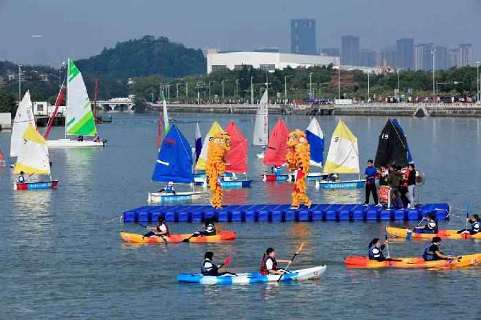 时事热点:2018年广州全民健身流动汇“岭福杯”帆船果然赛举办