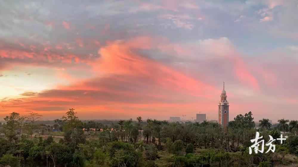 早上，大圣踏着五彩朝霞来接我……上班