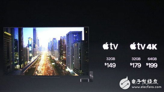 新一代Apple TV支持4K HDR 9月22日开卖价值179美元起