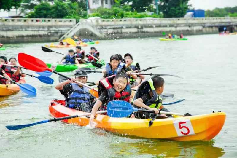 广州市第十五届体育节 长洲岛游艇基地桨板、皮划艇体验开始了