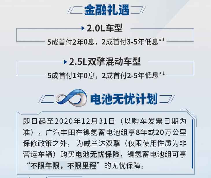 广丰威兰达正式上市 售价17.18-24.18万元