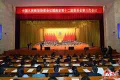 万众一心加油干 勠力同心奔小康 省政协十二届三