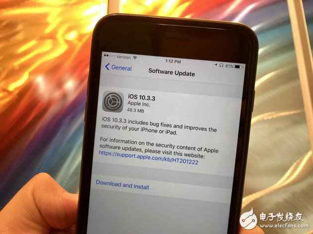 苹果封锁iOS10.3.2验证通道 iOS10.3.3将无法降级或越狱