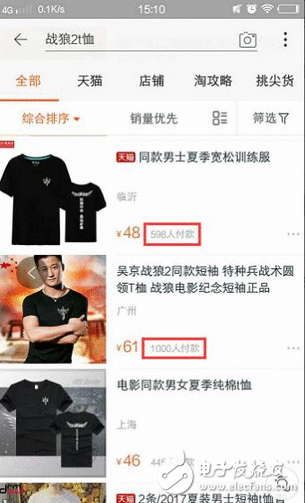 知道影戏战狼2有何等火吗？看看淘宝电商卖家就知道了 借势营销很带感啊