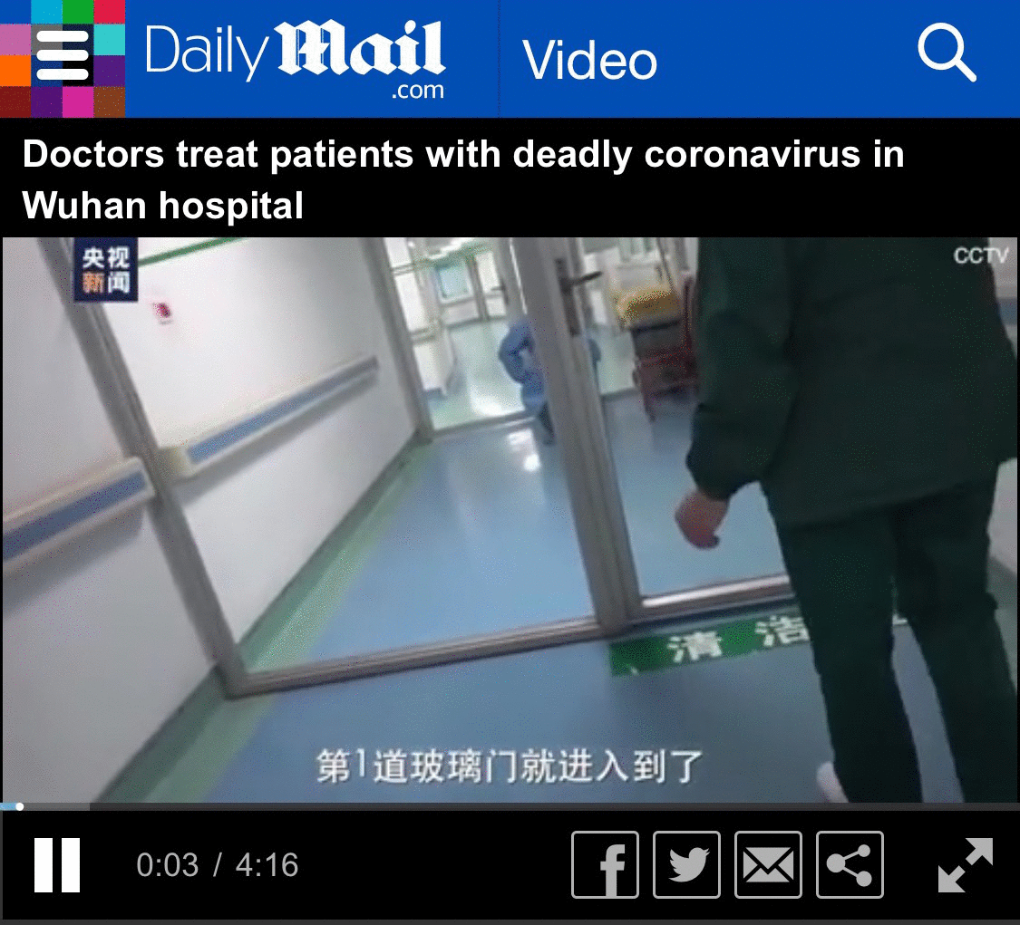 疫情牵动听心 全球数百频道播出总台记者探访隔离病房独家视频