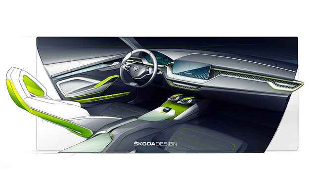 斯柯达VISION X设计图 日内瓦车展表态