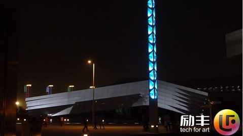 励丰倾力打造山西太原美术馆3D外墙秀