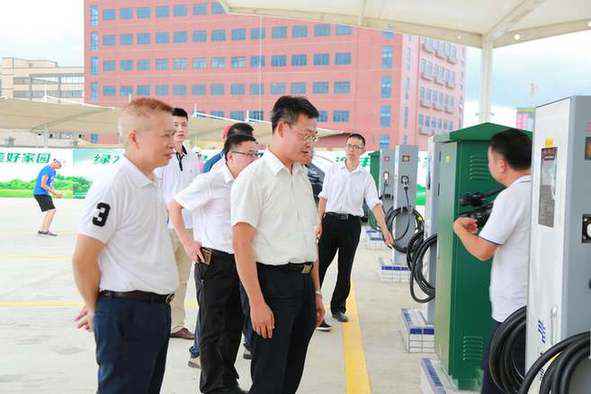【一线实践】广东电网公司投资建树的最大充电站在汕尾海丰投用