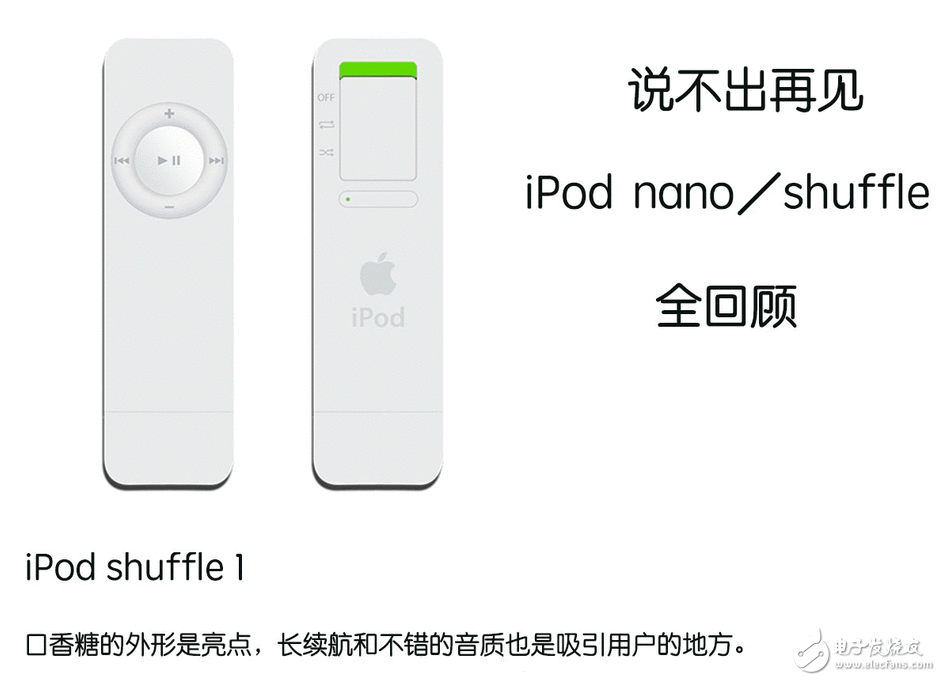苹果公布停售iPod nano/shuffle iPod nano/shuffle全回首：悲痛到讲不出再见