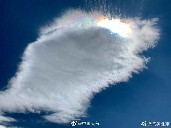 北京又现七彩祥云 北京又现七彩祥云