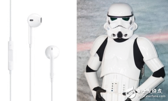 万万没想到——苹果EarPods设计灵感竟然来自《星球大战》中的狂风突击队？