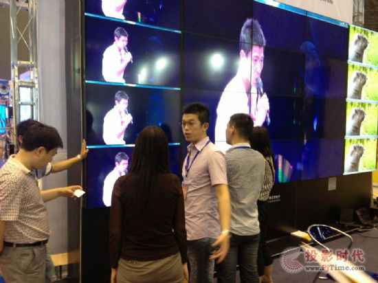 帝艾帝液晶拼接大屏闪耀山西安防展