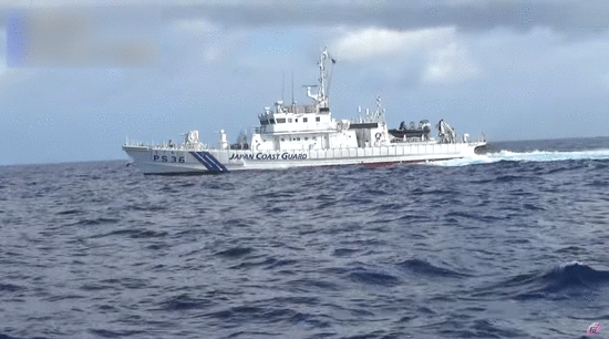 日本右翼组织渔船赴垂纶岛 被中国海警追击约四小时