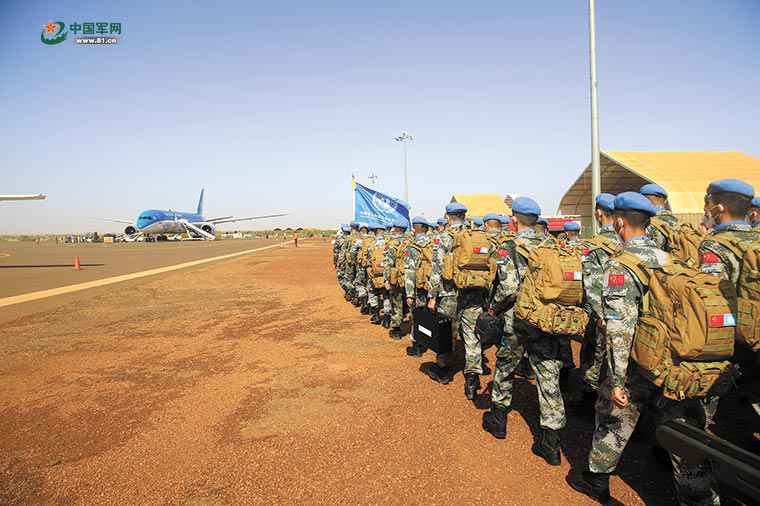 我第7批赴馬里維和部隊回國