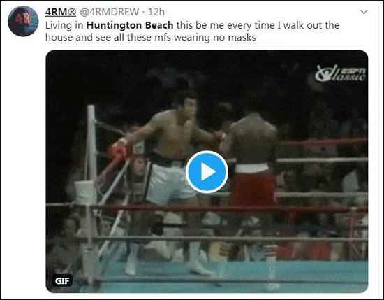 美国亨廷顿比奇海滩，被网友骂上了推特热搜