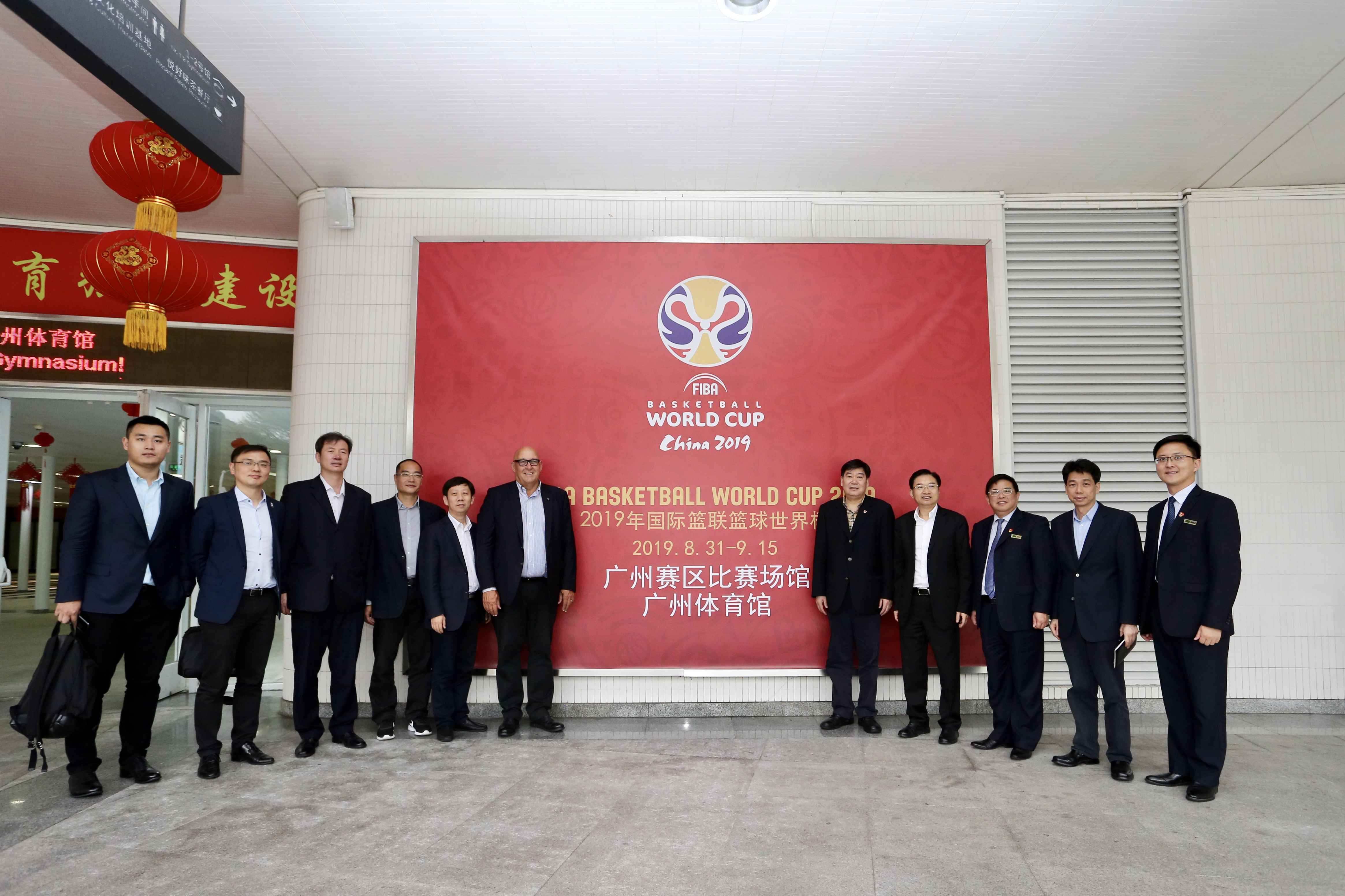 篮球世界杯协调委员会主席观察广州赛区工作