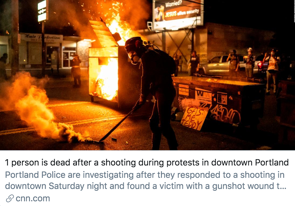 波特兰抗议勾当一连近百天 三问美国新一波骚乱