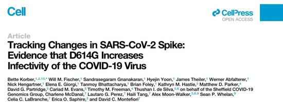 新冠病毒呈现D614G变异，是否会毒性加强、使疫苗失效？