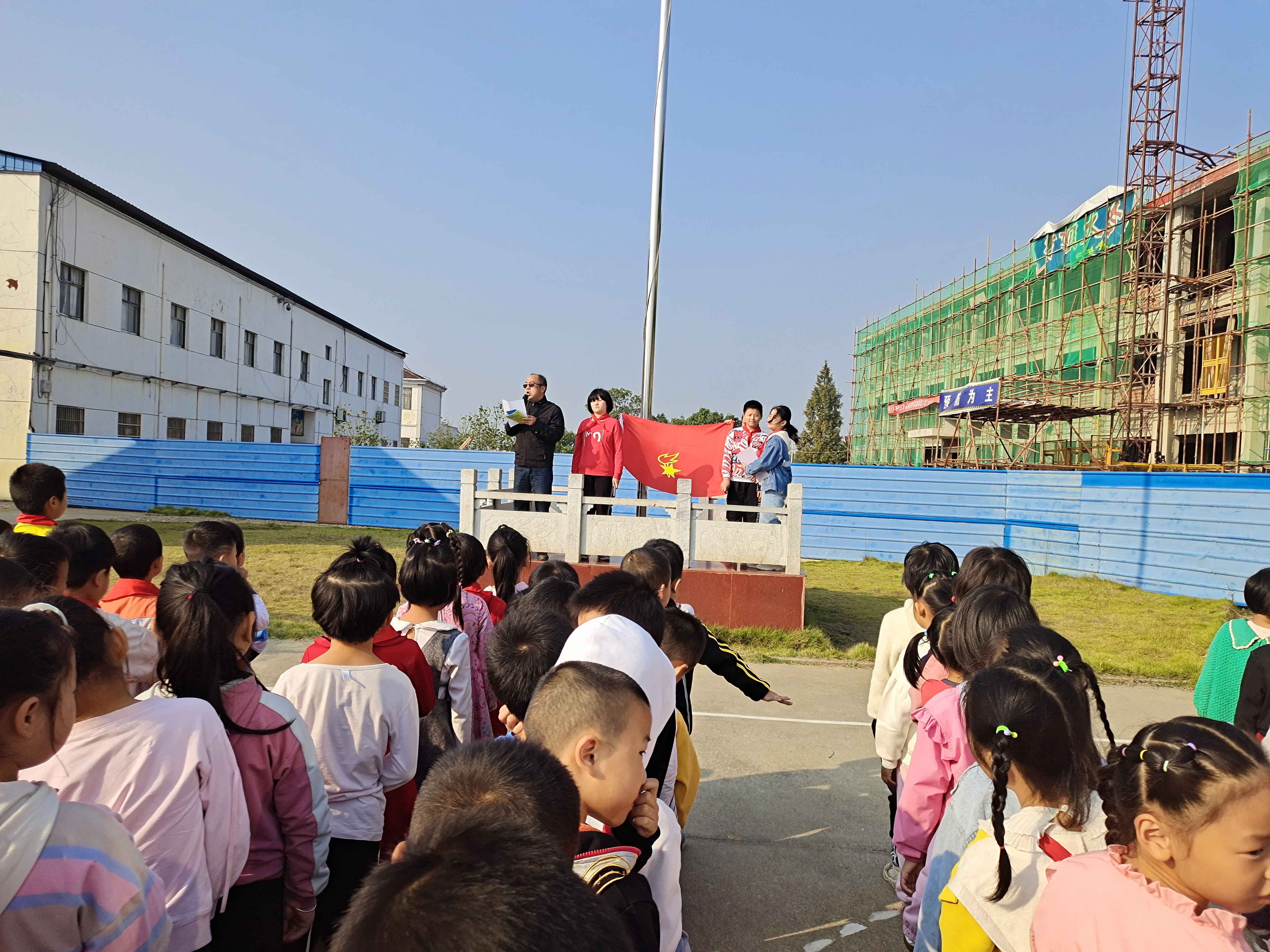 怀宁县清河中心学校开展少先队建队日系列勾当