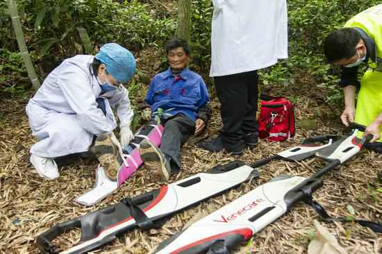 浙江长兴开展地质灾害应急演练 晋升干群应急处理本领