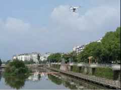 浙江云和：无人机放哨河流 开展风雅化打点