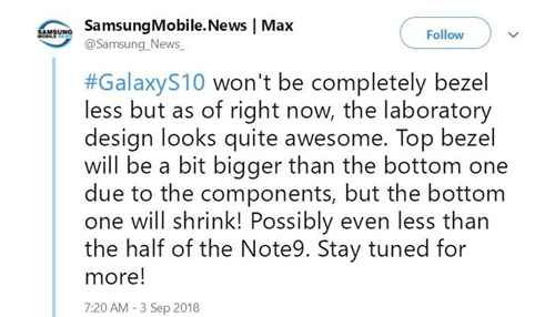 相当惊艳 三星S10工程机外观曝光