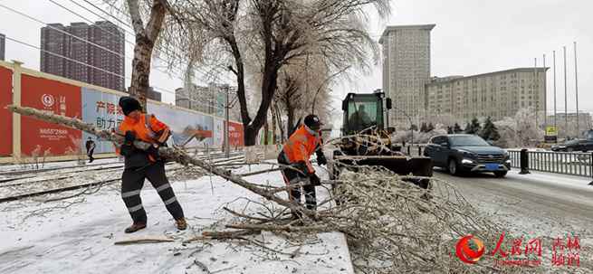 吉林省：努力应对冰冻雨雪天气！【组图】