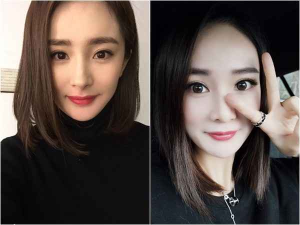 杨幂替身旧照曝光 本来是照着大幂幂整的