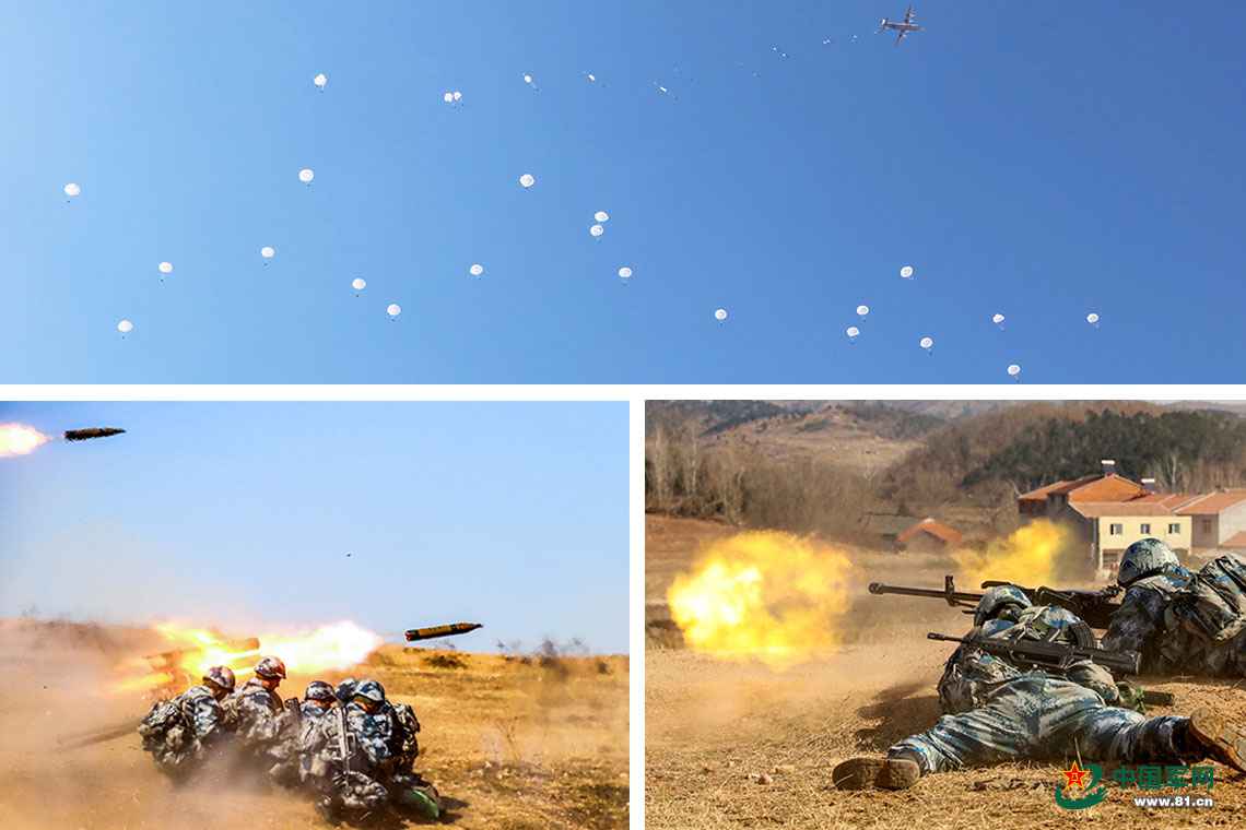 神兵天降 合成营重装火力破“敌”阵