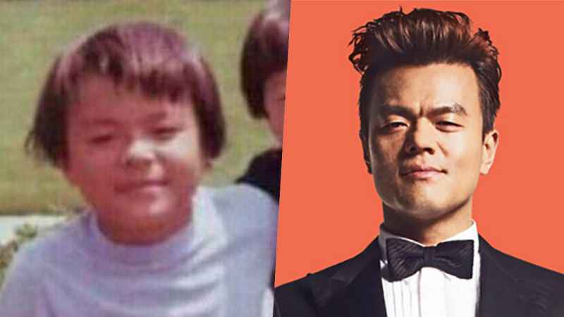 一模一样！JYP朴轸永童年照片果然 毫无改变「纯天然认证」