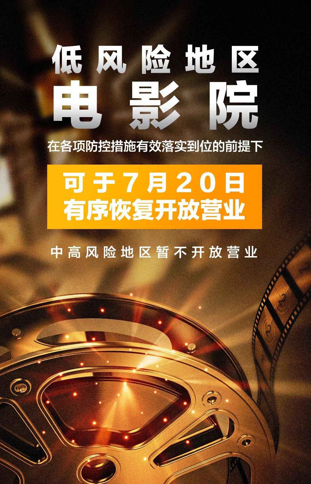 影戏院规复开放疫情防控指南 (官方原文)