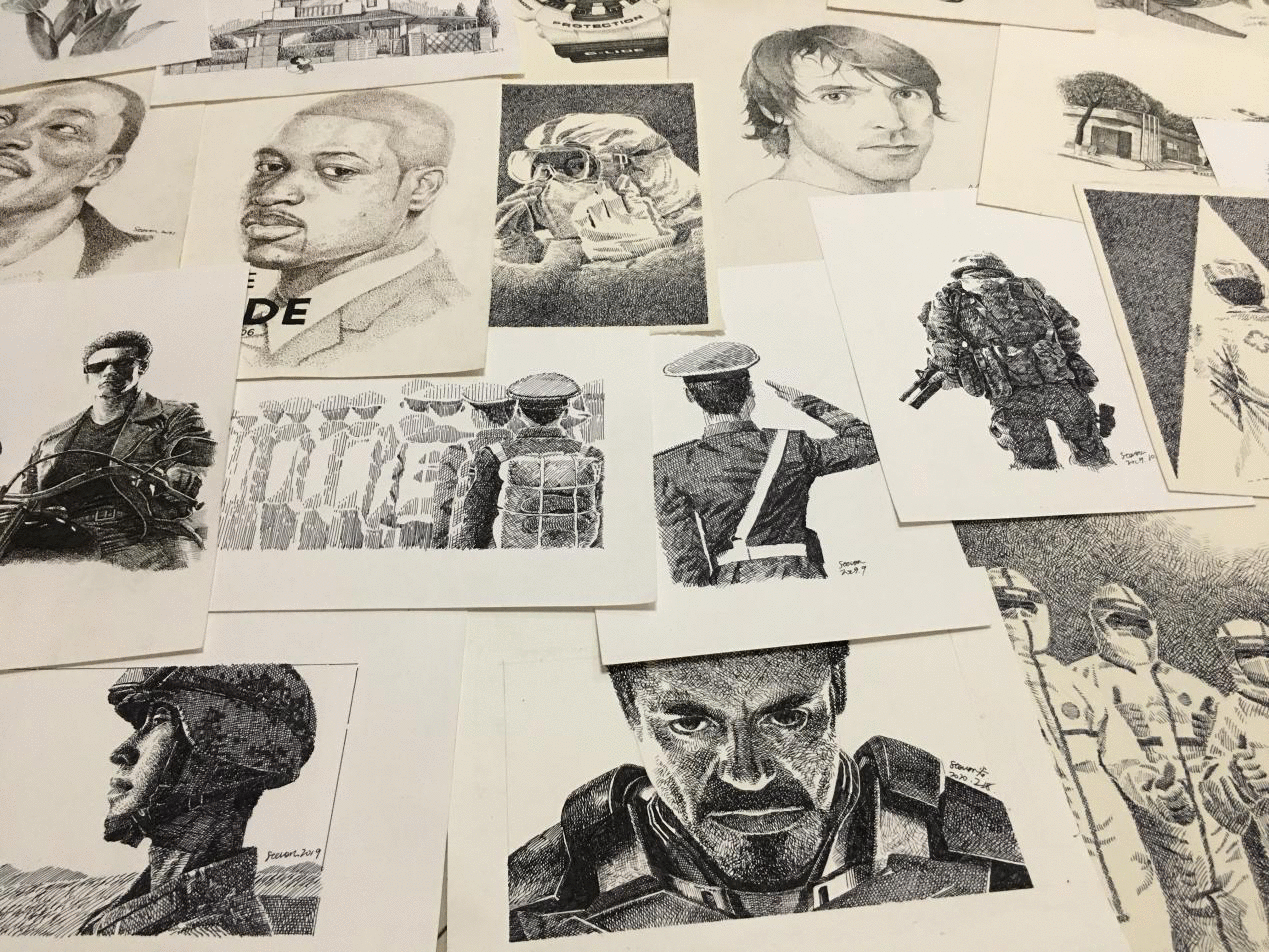 「青联模范说」第41期 谷润丰：池州95后画家用笔画出本身的芳华