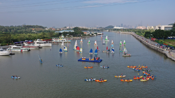 2018年广州全民健身流动汇“岭福杯”帆船果然赛举办