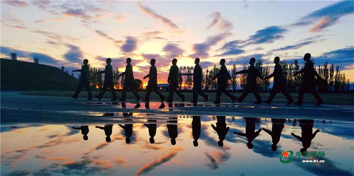 剪影|和武警森林部队新兵一起在军旅时光律动