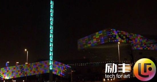 励丰倾力打造山西太原美术馆3D外墙秀