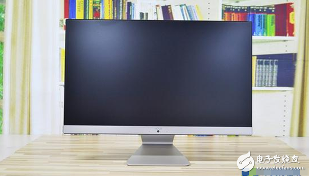华硕傲世V241评测：一体机中的窄边框 外观典雅底座精美细节到位
