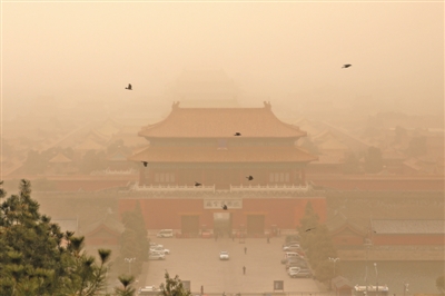 七问七答:北京迎近十年最强沙尘暴 成因是什么?何时竣事?