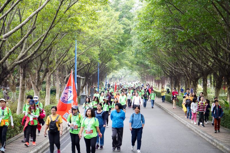 2018广佛穿越徒步大会在广州沙湾古镇出发举办