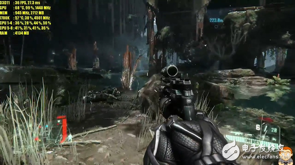 AMD Vega显卡《孤岛危机3》测试功效：机能介于GTX 1080Ti和GTX 1080之间