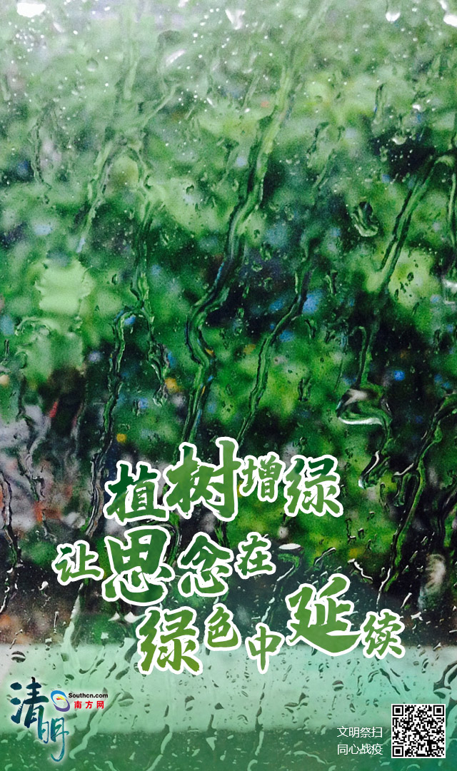 降雨不绝!本年清明不扎堆,居家追思慰先人