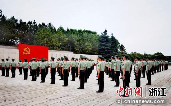 武警浙江省总队嘉兴南湖追寻初心回复航