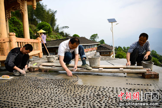 广西桂林龙胜县晋升村子风采 优化人居情况