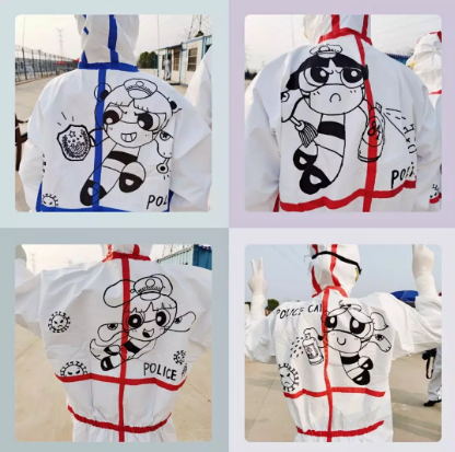 早茶、熊猫、热干面…快来看，这些逆行女警的“最美战袍”上都有啥？