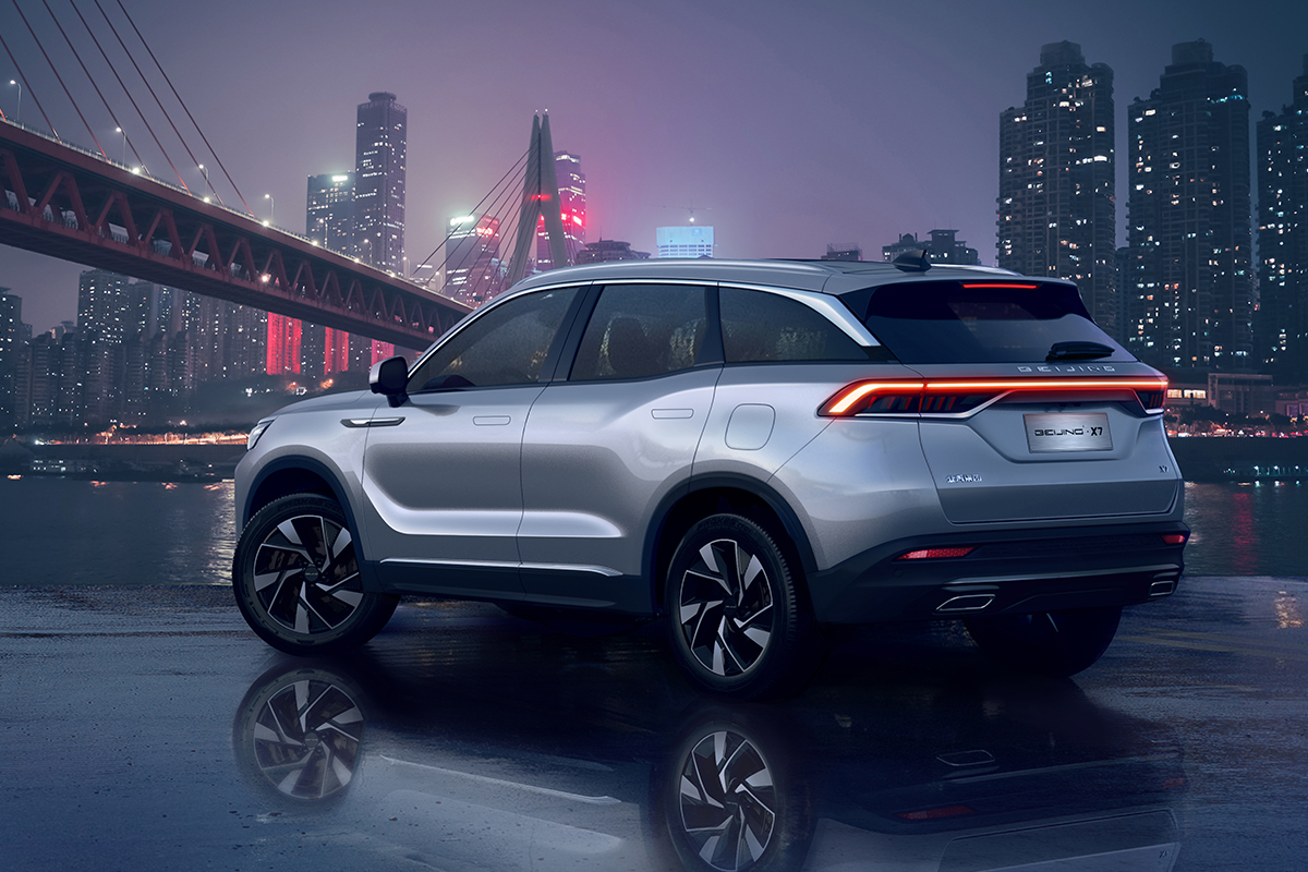 定位中型SUV 北京汽车BEIJING-X7官图公布