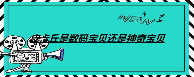皮卡丘是数码宝物照旧神奇宝物