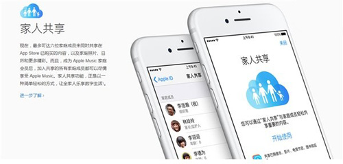 更接地气：苹果iCloud支持家人共享成果
