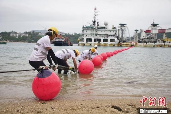 海南至香港国际通信海缆香港侧乐成登岸 6月将建成